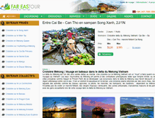 Tablet Screenshot of mekongtourisme.com